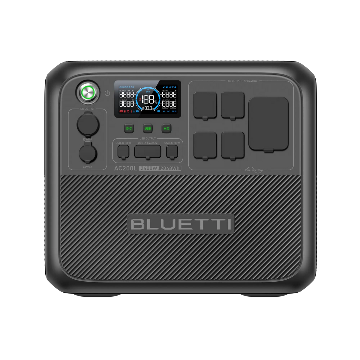 BLUETTI AC200L + 350W Solar Generator