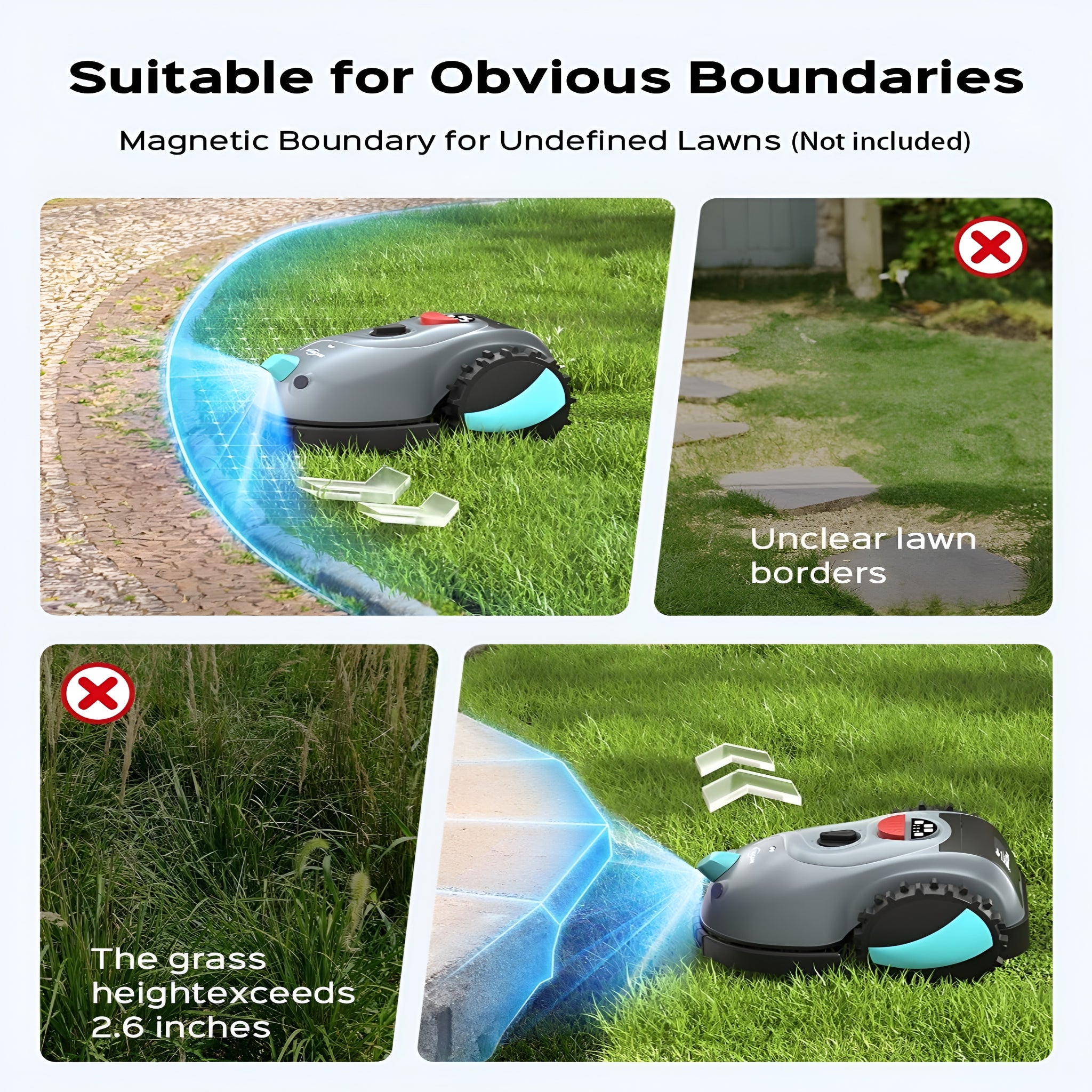 Grass Smart Robotic Lawn Mower Intelligent Robot Lawnmower