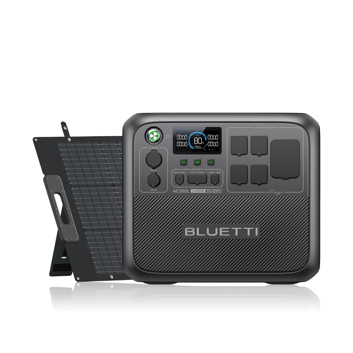 BLUETTI AC200L + SP200L Solar Generator