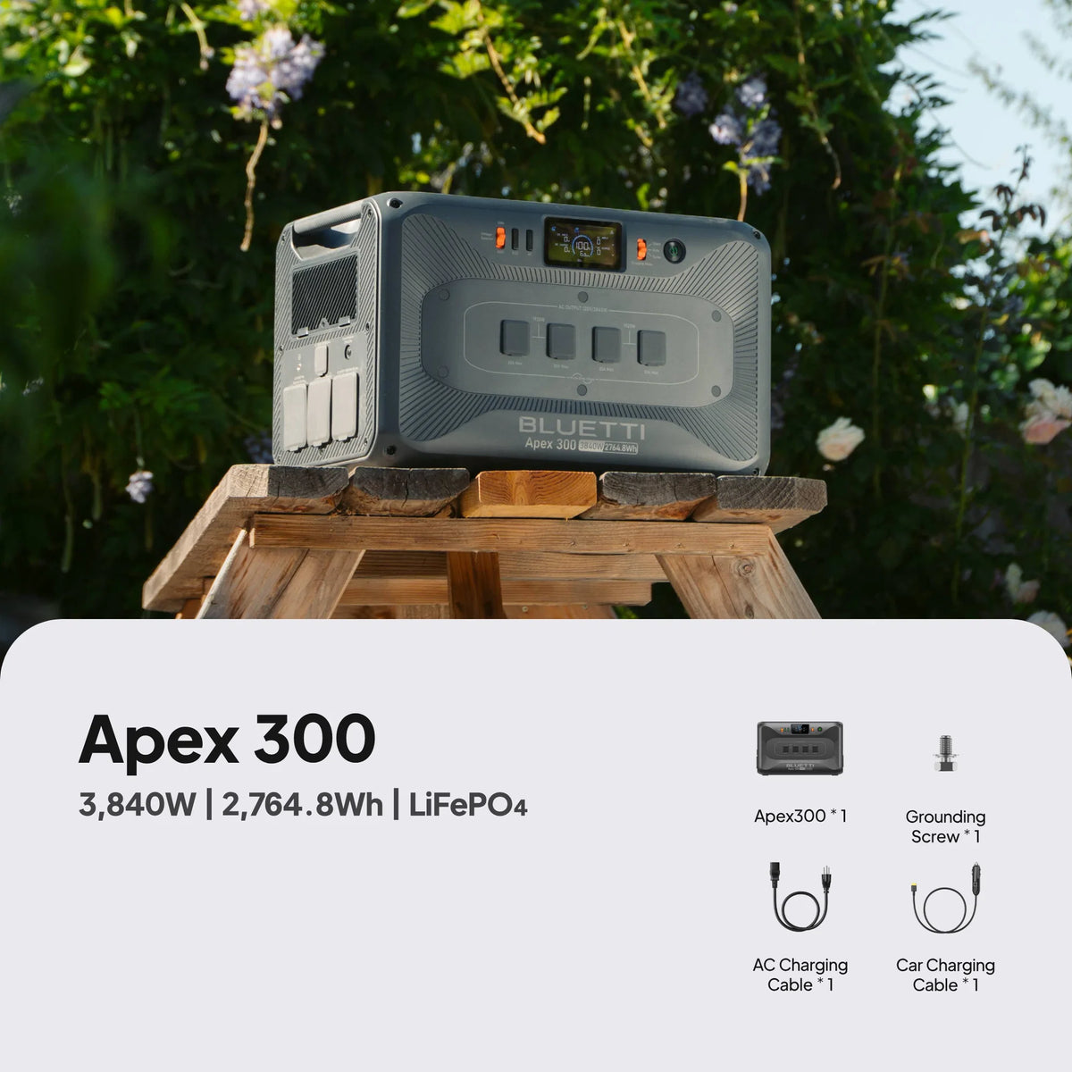 BLUETTI Apex 300 Versatile Portable Power Station