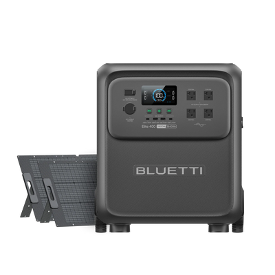 BLUETTI Elite 400 + 2×200W Solar Generator