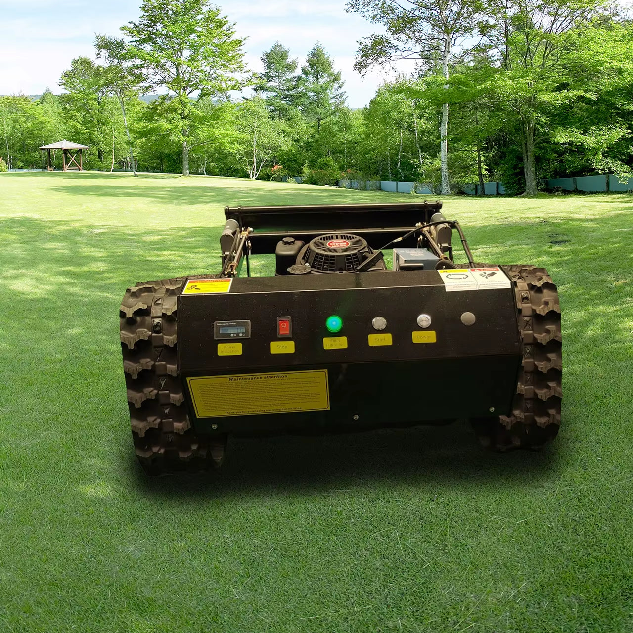 Remote-Controlled Fully Automatic Robot Lawn Mower, Garden Track, Home Wireless Lawn Mower, 360-Degree Intelligent Rotation