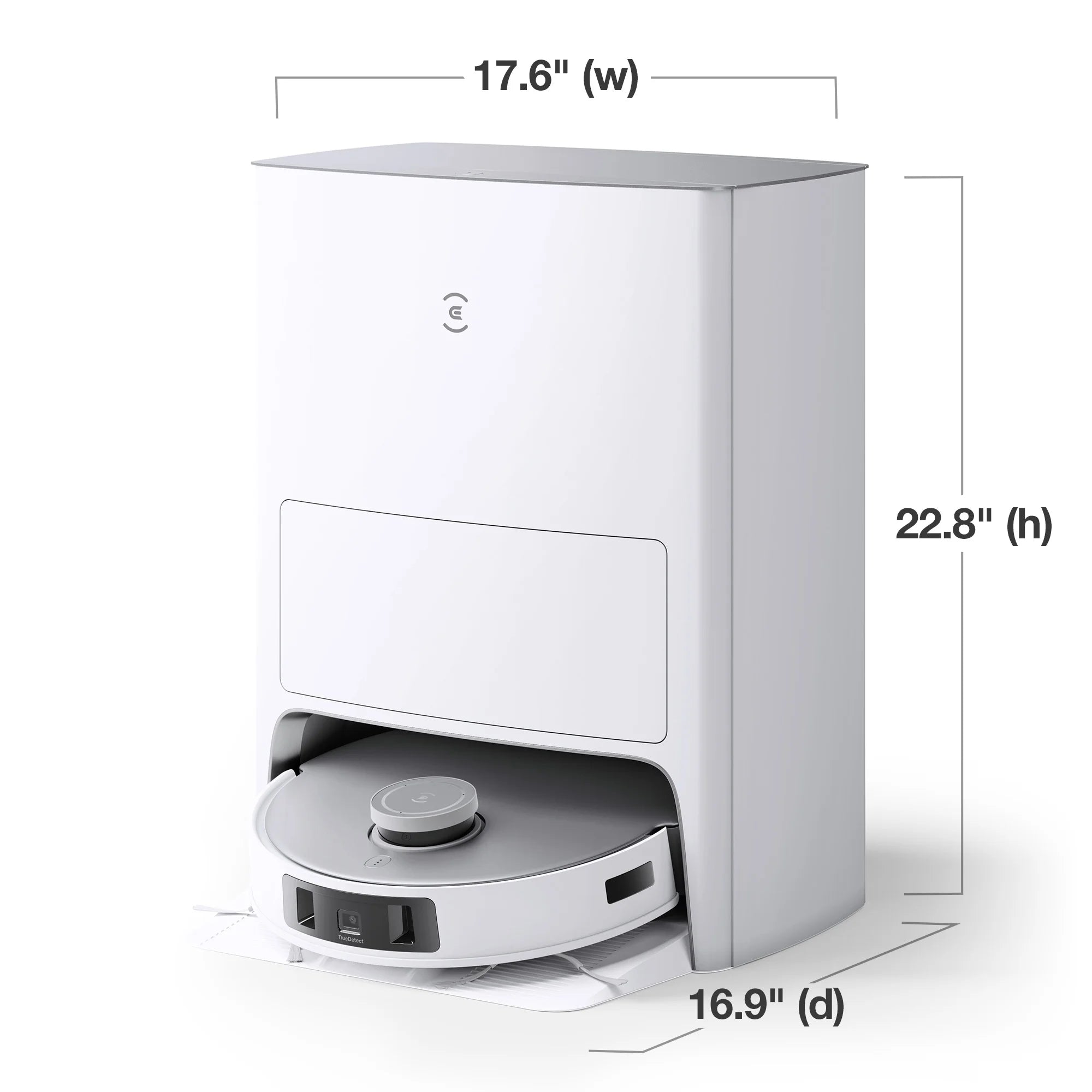 DEEBOT T20 OMNI Robot Vacuum and Spinning Mop with Automatic Lifting and Cleaning Station, Self-Emptying, Smart Mapping, Wi-Fi Connected, LIDAR Navigation, Mop Combo, Pet Hair, Hard Floor