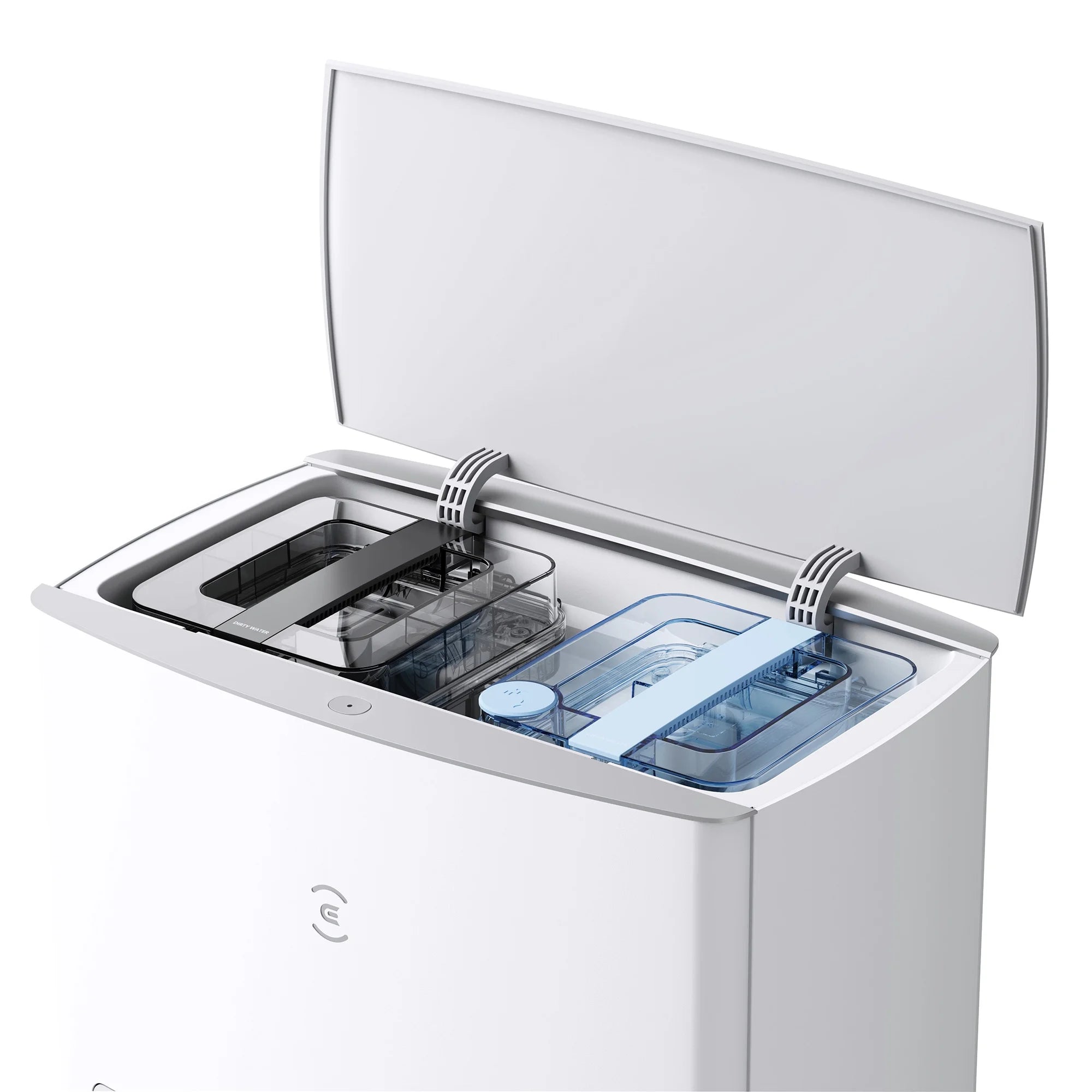 DEEBOT T20 OMNI Robot Vacuum and Spinning Mop with Automatic Lifting and Cleaning Station, Self-Emptying, Smart Mapping, Wi-Fi Connected, LIDAR Navigation, Mop Combo, Pet Hair, Hard Floor