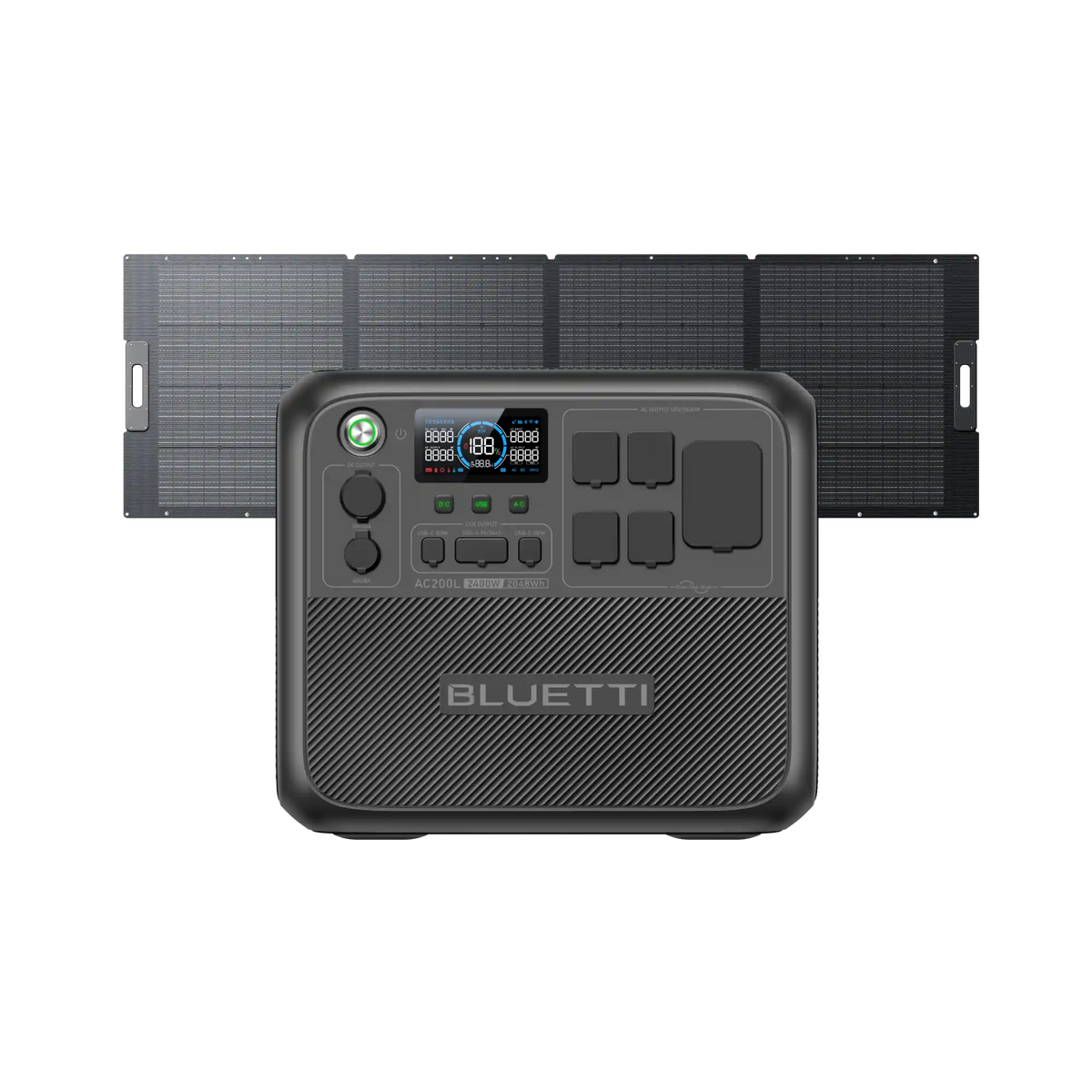 BLUETTI AC200L + 350W Solar Generator