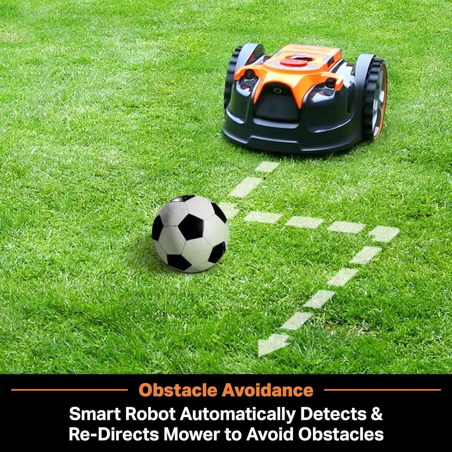Automatic Obstacle Avoidance Robotic Lawn Mower