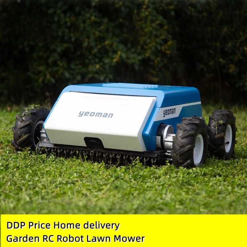 Garden Robot Lawn Mower Remote Control Wireless Grass Cutting 400Mm Mowing Robot Smart Lawn Mowers Robot for Home
