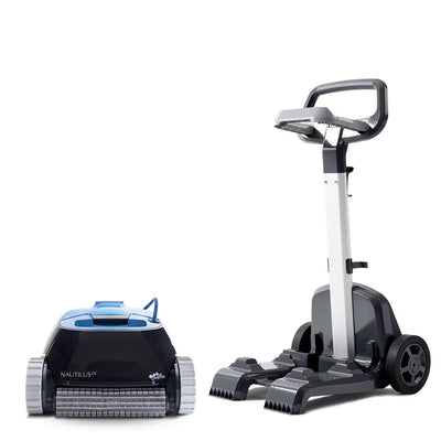 Nautilus CC Robotic Pool Vacuum Cleaner with Universal Caddy — Easy to Transport and Store Your  — Ideal for Above/In-Ground Pools up to 33 FT in Length