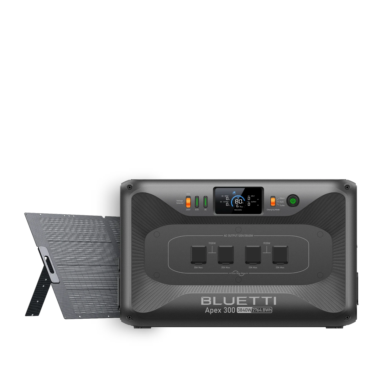 BLUETTI Apex 300 + 350W Solar Generator