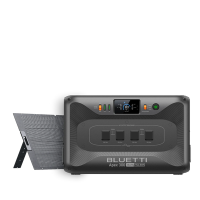 BLUETTI Apex 300 + 500W Solar Generator