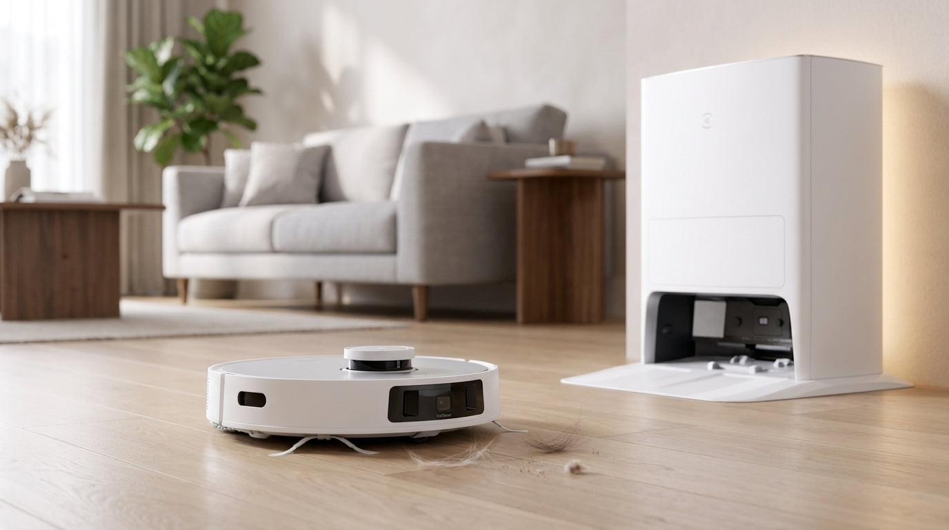 DEEBOT T20 OMNI Self-Empty All-in-One Robot Vacuum — Lifestyle