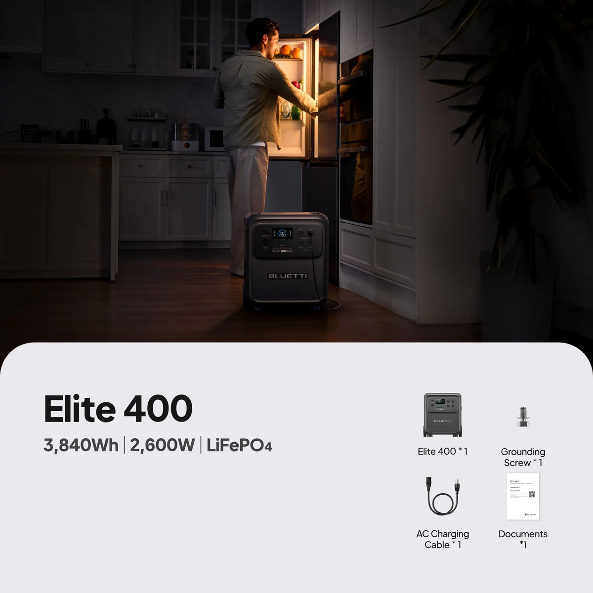 BLUETTI Elite 400 Portable Power Station