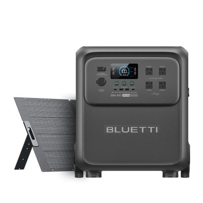 BLUETTI Elite 400 + 350W Solar Generator
