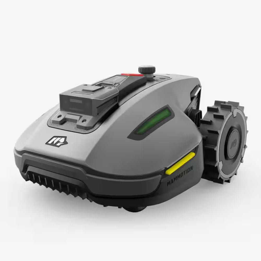 YUKA Mini 800H 7.5 In. Robot Lawn Mower (0.4 Acres) Adjustable Cutting Height (2.0 In.- 3.5 In.) Ultrasense AI Vision