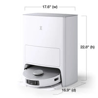 DEEBOT T20 OMNI Robot Vacuum and Spinning Mop with Automatic Lifting and Cleaning Station, Self-Emptying, Smart Mapping, Wi-Fi Connected, LIDAR Navigation, Mop Combo, Pet Hair, Hard Floor