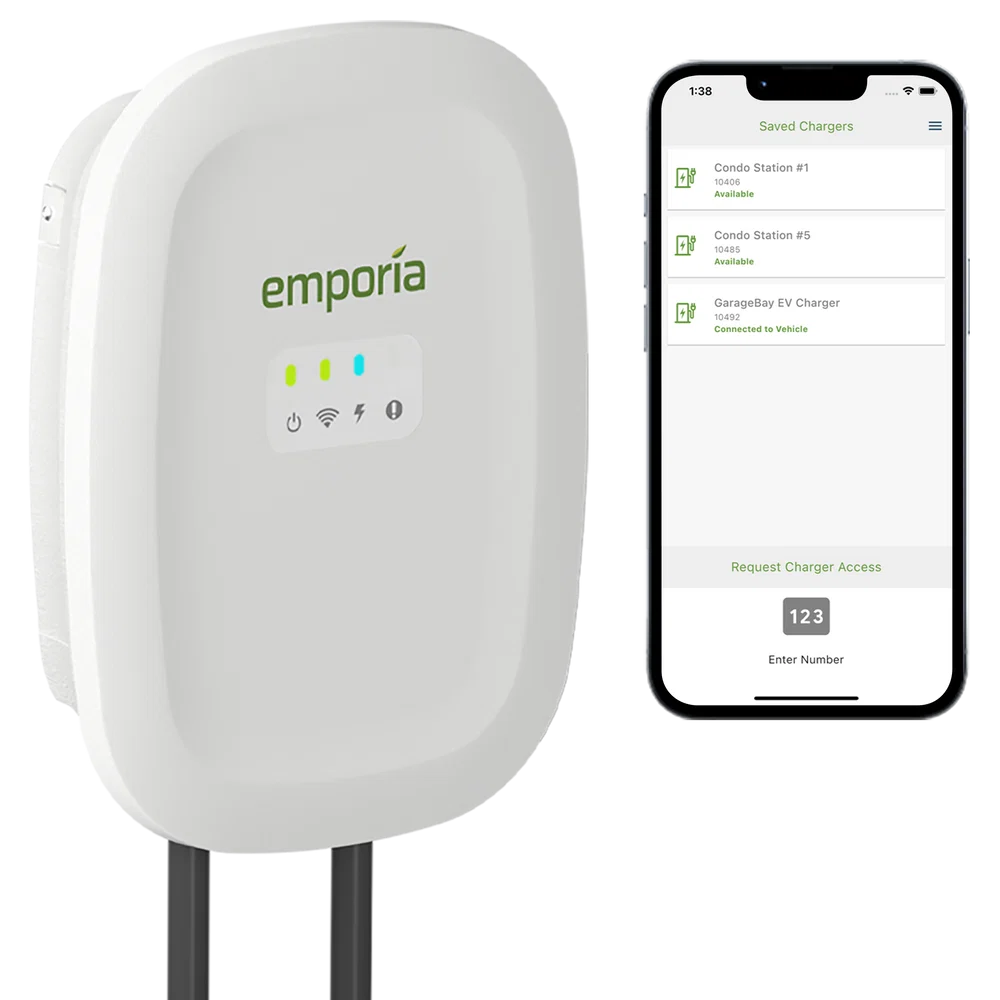 Emporia EV Charger with Invite2Charge