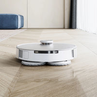 DEEBOT T20 OMNI Robot Vacuum and Spinning Mop with Automatic Lifting and Cleaning Station, Self-Emptying, Smart Mapping, Wi-Fi Connected, LIDAR Navigation, Mop Combo, Pet Hair, Hard Floor